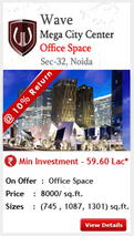 wave office space noida - wave assured return