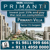 Tata Primanti Villas Gurgaon