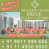 Puri Diplomatic Greens Prive Gurgaon