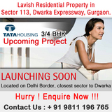 Tata Housing New Project Sector 113 Dwarka Expressway