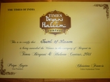 THE GOLKONDA HOTEL HYDERABAD AWARDED