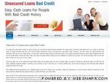 Unsecured Loans Bad Credit