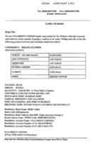letters of intent
